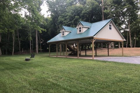 Open Sides Pole Barn