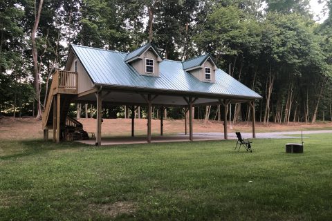 Open Sides Pole Barn